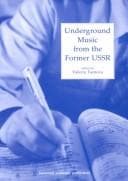 Tapa de Underground music from the former USSR