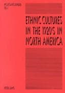 Tapa de Ethnic Cultures in the 1920's in North America