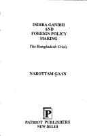 Tapa de Indira Gandhi and Foreign Policy Making