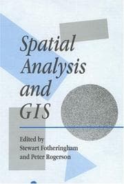 Tapa de Spatial analysis and GIS