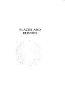 Tapa de Places and elegies