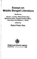 Tapa de Essays on middle Bengali literature