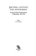 Tapa de Writers, Editors and Reformers; Social and Political Transformatios of... (South Asian studies)