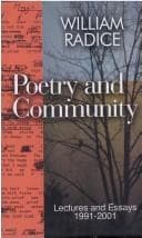 Tapa de Poetry and Community
