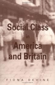 Tapa de Social class in America and Britain