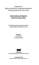 Tapa de Colloquium on Global Partnerships for Sustainable Development ; Harnessing Action for the 21st Century : Proceedings of the Colloquium Held on 24 March - 2002 in New York, U.S.A