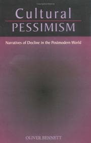 Tapa de Cultural pessimism