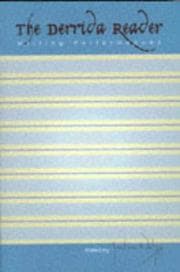 Tapa de Derrida Reader