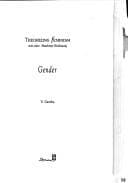 Tapa de Gender (Theorizing Feminism)
