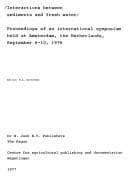 Tapa de Interactions between sediments and fresh water