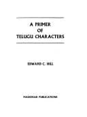 Tapa de A primer in Telugu characters