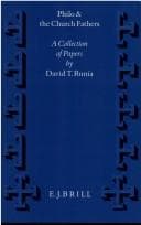 Tapa de Philo and the church fathers