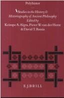 Tapa de Polyhistory : Studies in the History and Historiography of Ancient Philosophy