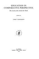Tapa de Education in comparative perspective