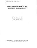 Tapa de Lalitavajra's manual of Buddhist iconography