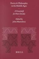 Tapa de Poetry and philosophy in the Middle Ages