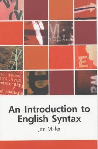 Tapa de An Introduction to English Syntax