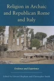 Tapa de Religion in Archaic and Republican Rome (New Perspectives on the Ancient World)