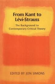 Tapa de From Kant to Levi-Strauss