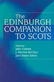 Tapa de The Edinburgh companion to Scots