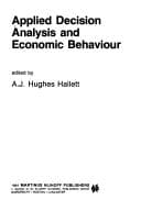 Tapa de Applied decision analysis and economic behaviour