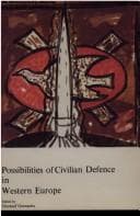 Tapa de Possibilities of Civilian Defense in Western Europe (Publications - Polemological Centre of the Free University of Brussels ; v. 6)