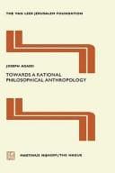 Tapa de Towards a rational philosophical anthropology