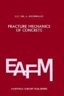 Tapa de Fracture mechanics of concrete
