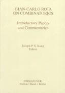 Tapa de Gian-Carlo Rota on combinatorics