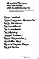 Tapa de Gottfried Semper und die Mitte des 19. Jahrhunderts