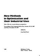Tapa de New Methods in Optimization and Their Industrial Uses: State of the Art, Recent Advances, Perspectives