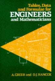 Tapa de Tables, Data and Formulae for Engineers and Mathematicians