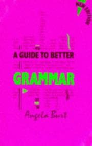 Tapa de A Guide to Better Grammar (A Guide to Better)
