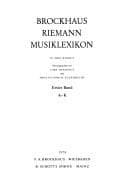 Tapa de Brockhaus-Riemann-Musiklexikon