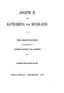 Tapa de Joseph II. und Katharina von Russland