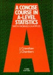 Tapa de Concise Course in A-Level Statistics