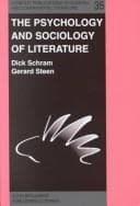 Tapa de The psychology and sociology of literature