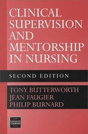 Tapa de Clinical supervision and mentorship in nursing