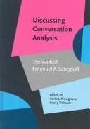 Tapa de Discussing conversation analysis