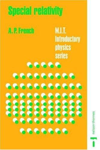 Tapa de Special Relativity (Mit Introductory Physics Series)