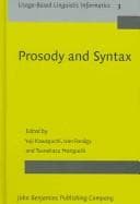 Tapa de Prosody and syntax