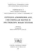 Tapa de Extended atmospheres and circumstellar matter in spectroscopic binary systems