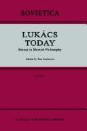 Tapa de Lukács Today