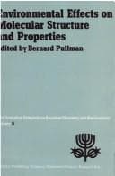 Tapa de Environmental Effects on Molecular Structure and Properties (Jerusalem Symposia)