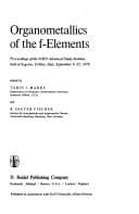 Tapa de Organometallics of the F-Elements