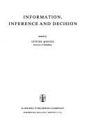 Tapa de Information, Inference, and Decision (Theory and Decision Library)