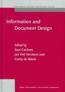 Tapa de Information and document design