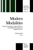 Tapa de Modern modalities