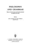 Tapa de Philosophy and Grammar (Synthese Library)