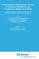 Tapa de Foundations and philosophy of statistical theories in the physical sciences